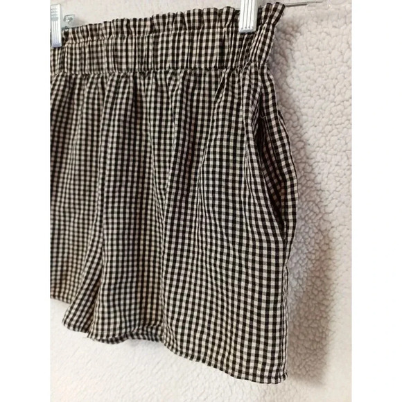 Böhme Women's Size Small Black Gingham Shorts With Pockets - Picture 7 of 10
